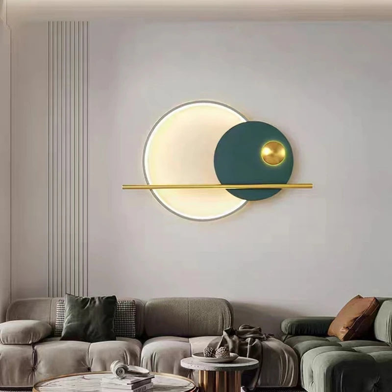 applique murale led minimaliste avec anneau pour restaurant - vue 6 sur 15