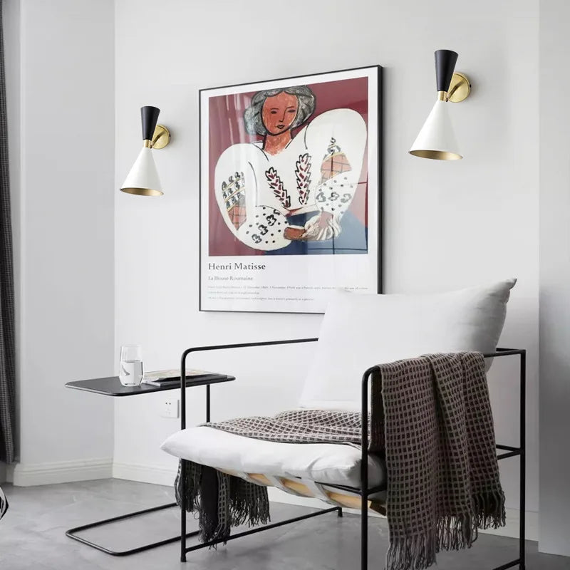 applique murale américaine en métal pour éclairage intérieur - vue 4 sur 6