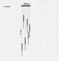 LED-Kristallkronleuchter für moderne Treppenhäuser – elegante dekorative Beleuchtung