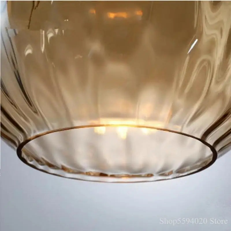 Moderne Pendelleuchte aus Glas für elegante Inneneinrichtung - vue 6 sur 27