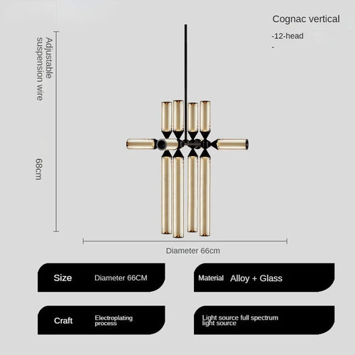 Tischlampe aus Glas im italienischen Design für moderne Räume - vue 20 sur 19