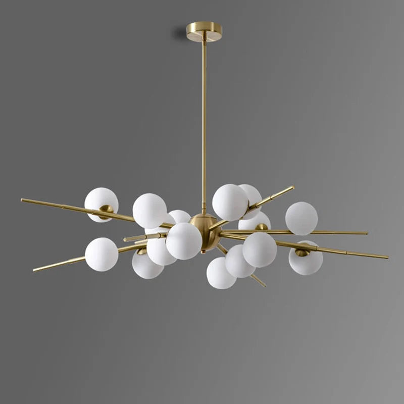 lustre nordique moderne en forme de branche de haricot magique - vue 2 sur 10