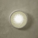 LED-Wandleuchte Vintage aus Resin und Glas Wabi Sabi