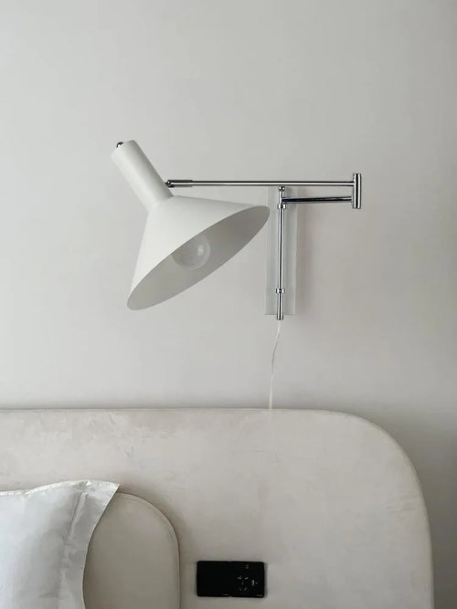 LED-Wandleuchte Vintage Rotierbar Faltbar für Hotel - vue 2 sur 12