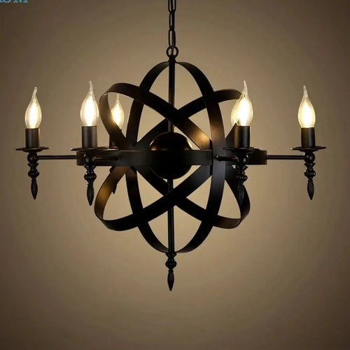 Style américain rétro Vintage Loft industriel fer suspension pour salon Bar Restaurant maison luminaires décor