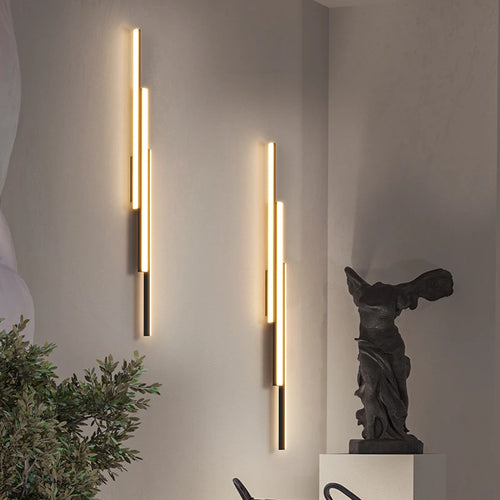 Minimalistische LED-Wandleuchte dekorativ ideal für Sofa und Flur - vue 5 sur 10