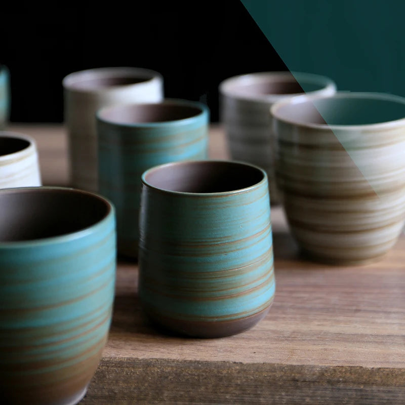 Tasse à thé japonaise raku artisanale style kungfu