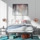 plafonnier métal avec rangement sous le lit 41 cm