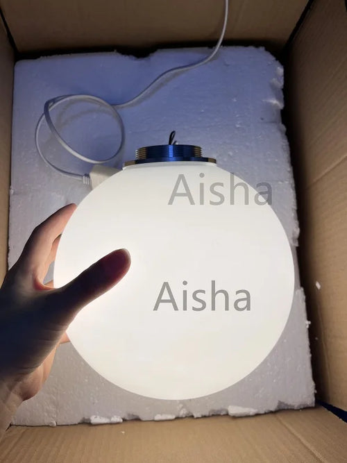 Minimalistische LED-Wandleuchte aus Glas für den Innenbereich - vue 7 sur 14