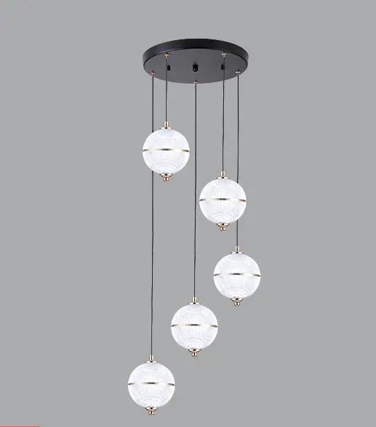 suspension boule acrylique moderne pour restaurant et bar - vue 9 sur 16