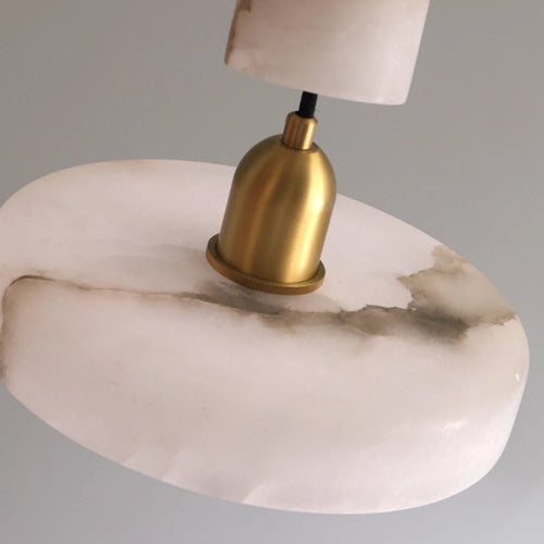 Suspension en marbre espagnol tout cuivre