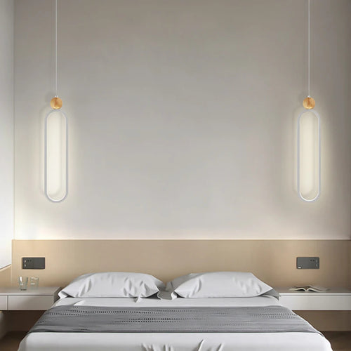 Moderner nordischer Kronleuchter minimalistisch für Restaurant und Bar - vue 7 sur 11