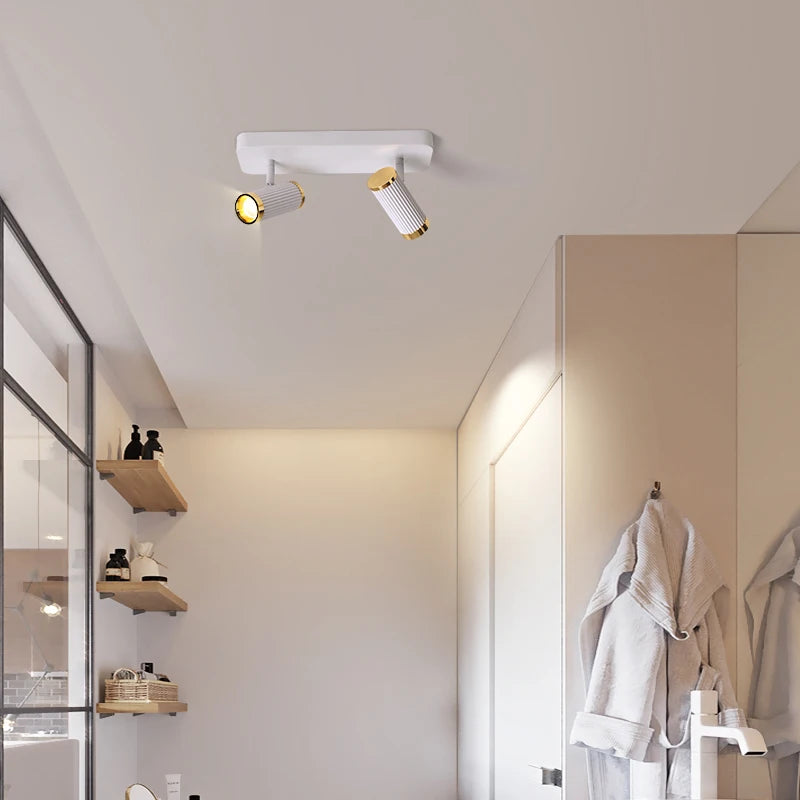 Moderner LED-Kronleuchter Design für stilvolle Wohnraumbeleuchtung - vue 5 sur 14