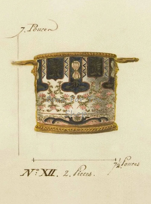 pot en porcelaine vintage pour décoration murale et cadeaux