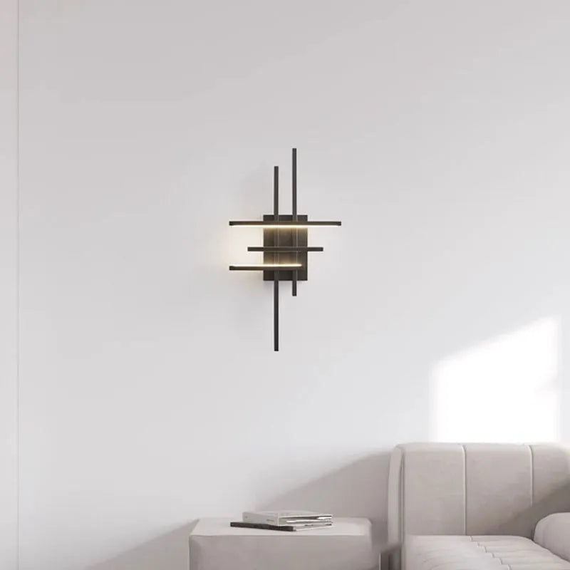 applique murale led minimaliste 	 modifiable - vue 3 sur 8