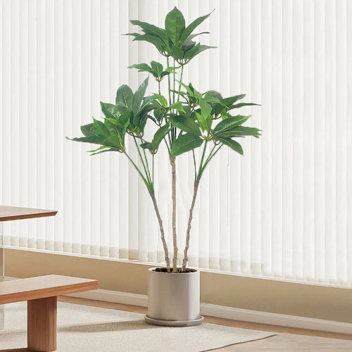 plantes artificielles tropicales réalistes pour décoration intérieure et extérieure