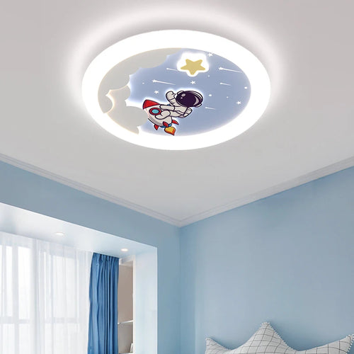 Plafonnier Astronaut für das Kinderzimmer, verspieltes und sicheres Design - vue 5 sur 7