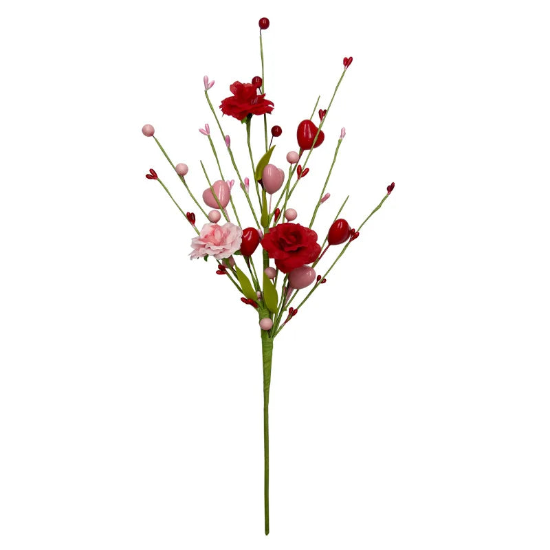 décoration florale tulipes artificielles pour la saint-valentin - vue 11 sur 12