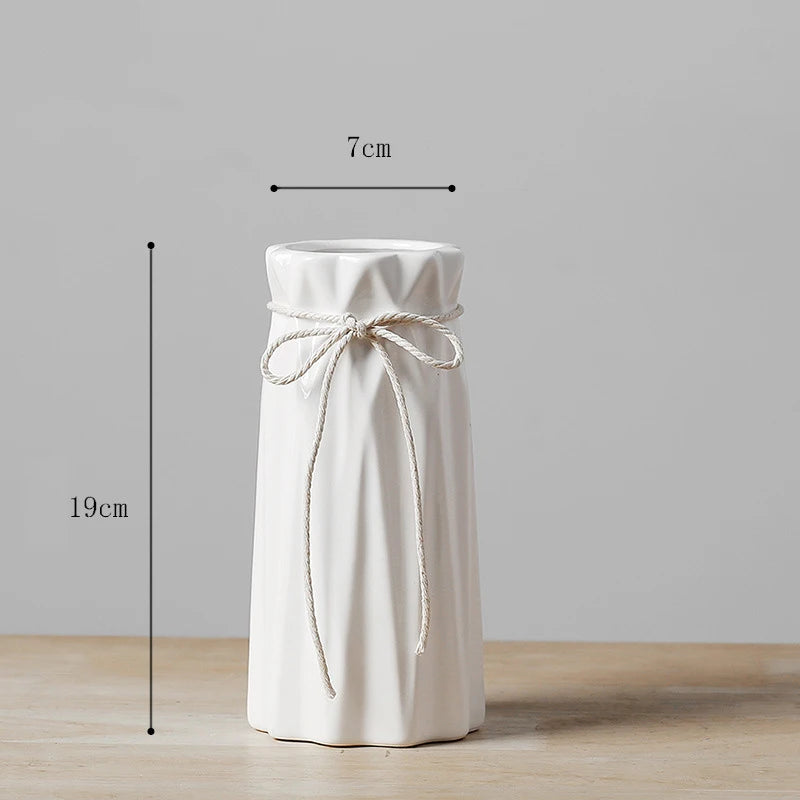 vase en céramique pour fleurs décoration intérieure et bureau - vue 8 sur 18
