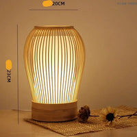 Lampe de Table japonaise Tatami Club Zen