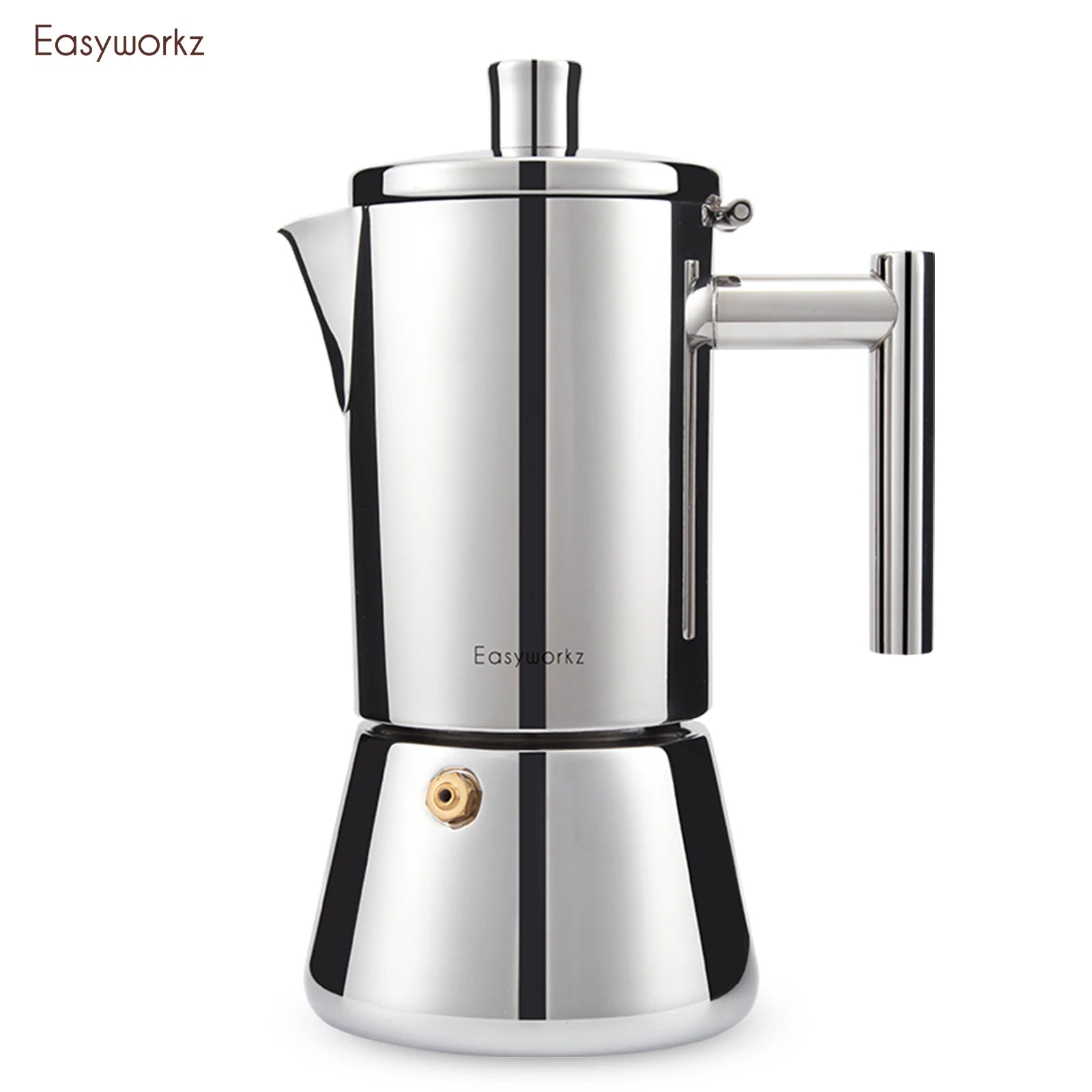 Cafetière italienne easyworkz diego acier inoxydable induction