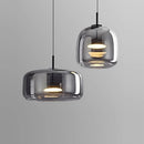 lustre led en verre moderne de luxe pour maison simple