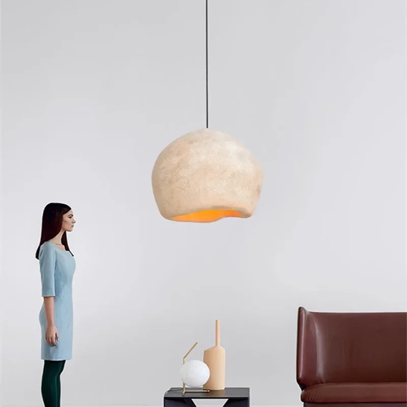 lustre moderne wabi sabi pour décoration intérieure et bar - vue 2 sur 9