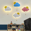 Dekorative LED-Wandleuchte für das Babyzimmer mit Wolken- und Sonnendesign