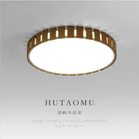 Plafonnier rond Tatami chambre principale lumière lampes d'étude de salon simples