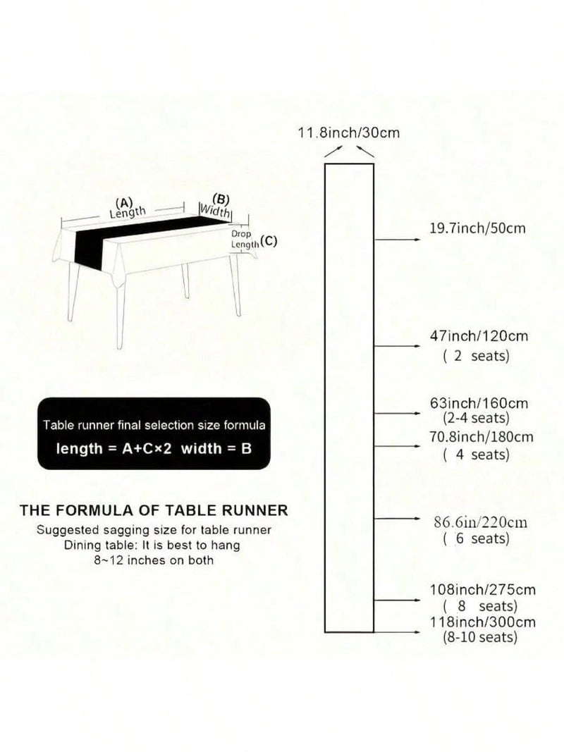 Chemin de table rayé bohème nordique pompons beige