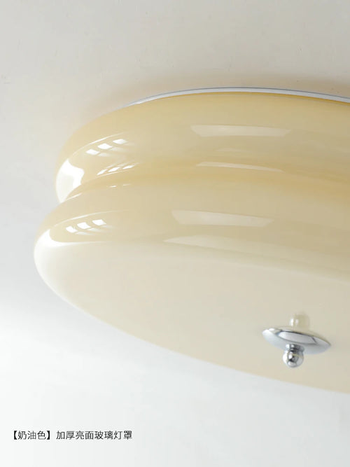 Retro-Deckenleuchte aus Glas für einen eleganten nordischen Stil - vue 5 sur 9