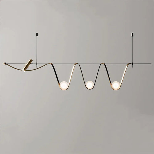 suspension créative minimaliste à led pour éclairage intérieur