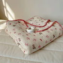 Plaid coton crepe leger ete motif enfant salon