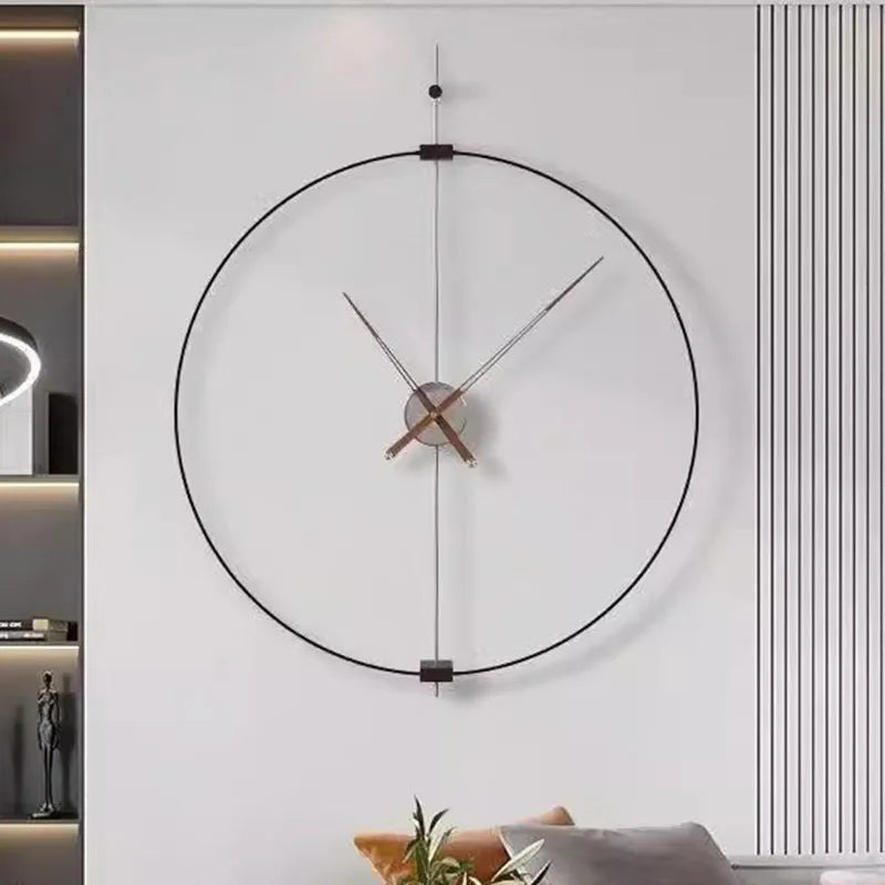 horloge murale silencieuse et esthétique pour décoration intérieure - vue 4 sur 7