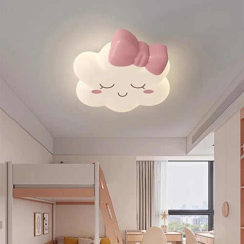 Deckenleuchte Wolke Rosa für romantisches und warmes Kinderzimmer - vue 2 sur 9