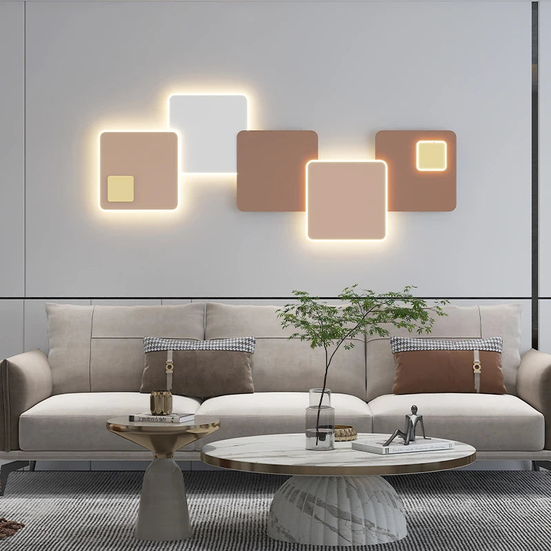 applique murale led moderne design créatif pour ambiance décorative - vue 6 sur 8