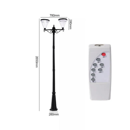 lampe solaire led pour éclairage extérieur jardin et route