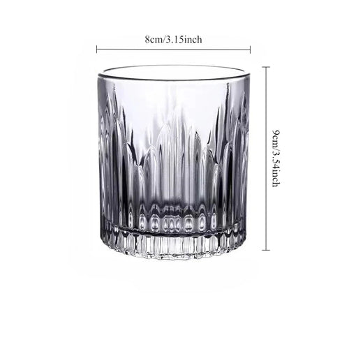 Verre hockey sur glace fond épais style créatif