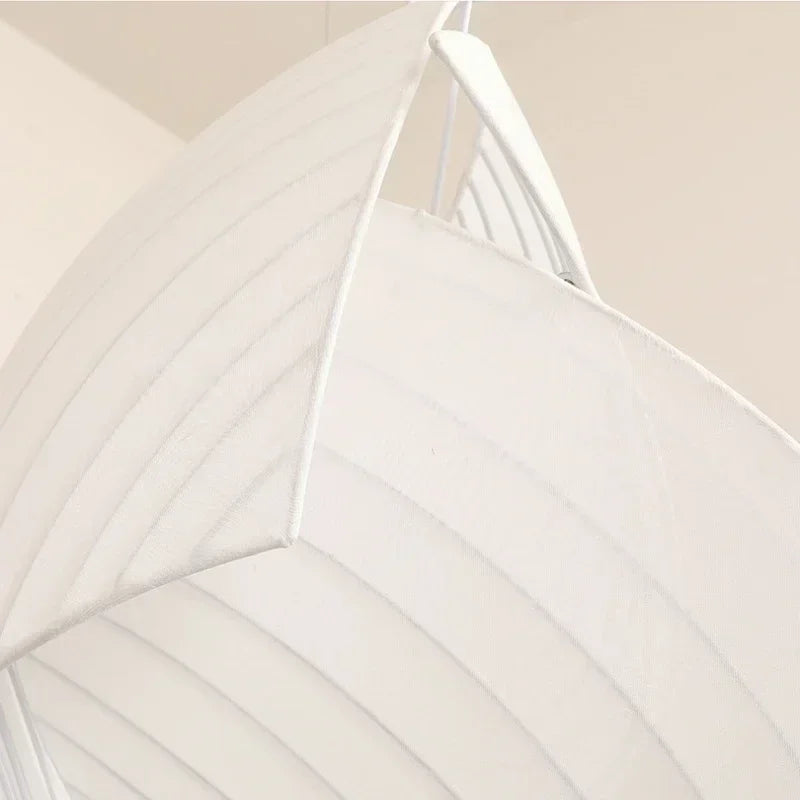 lustre design italien moderne en tissu pour décoration intérieure - vue 5 sur 11