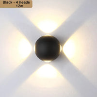 applique murale led moderne en aluminium pour éclairage domestique