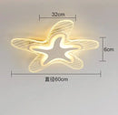 plafonnier étoile led pour décoration et éclairage intérieur