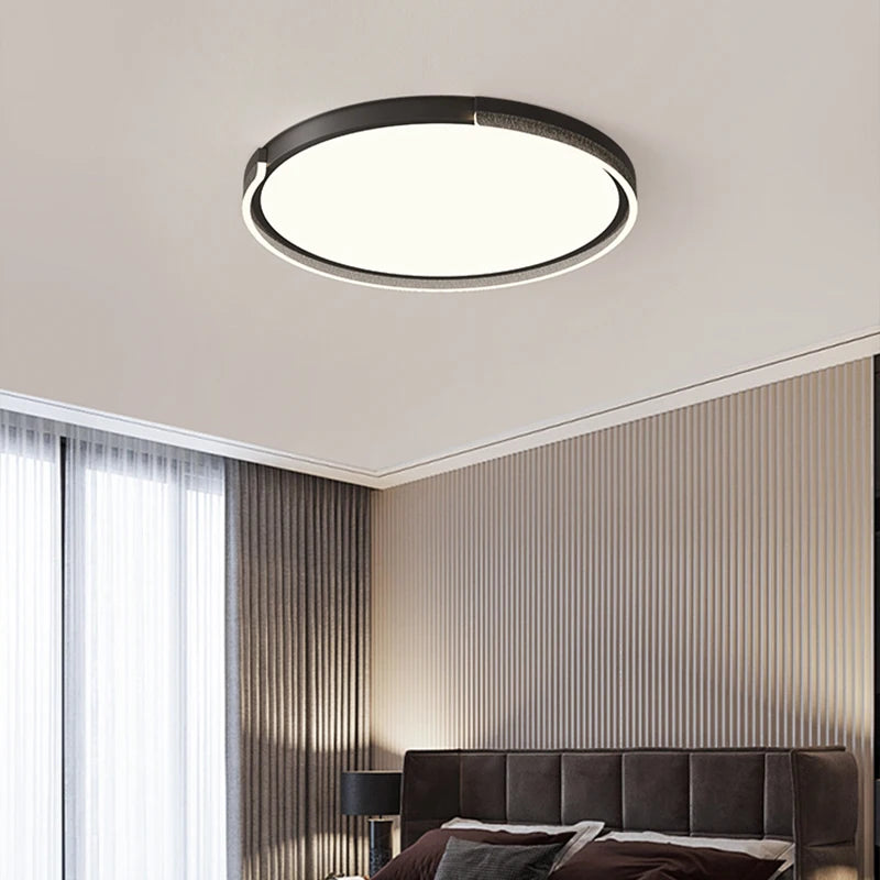 plafonnier minimaliste italien design luxe protection des yeux - vue 5 sur 7