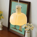 Suspension LED en verre au design nordique suspendu
