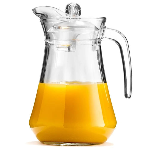 Carafe en verre 14l avec poignée et couvercle