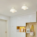 plafonnier moderne semi-circulaire en forme de pot de fleurs led