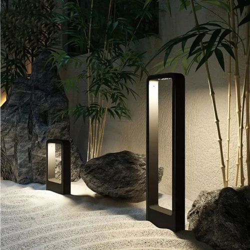 Moderne LED-Gartenleuchte aus Aluminium für Außenbereich und Landschaft - vue 2 sur 7