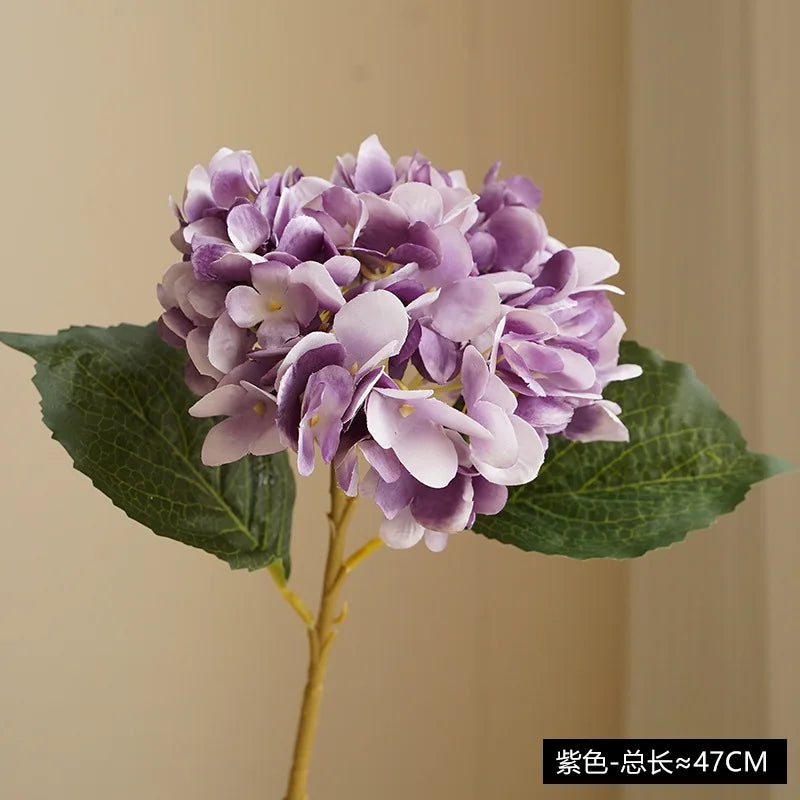 fleur d'hortensia artificielle réaliste pour décoration et bouquet
