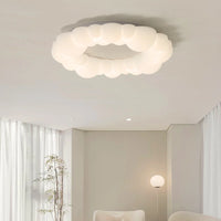 Plafonnier LED en forme de nuage au design nordique moderne