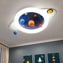 Deckenleuchte Sandyha für Kinder mit Astronauten und Planeten LED