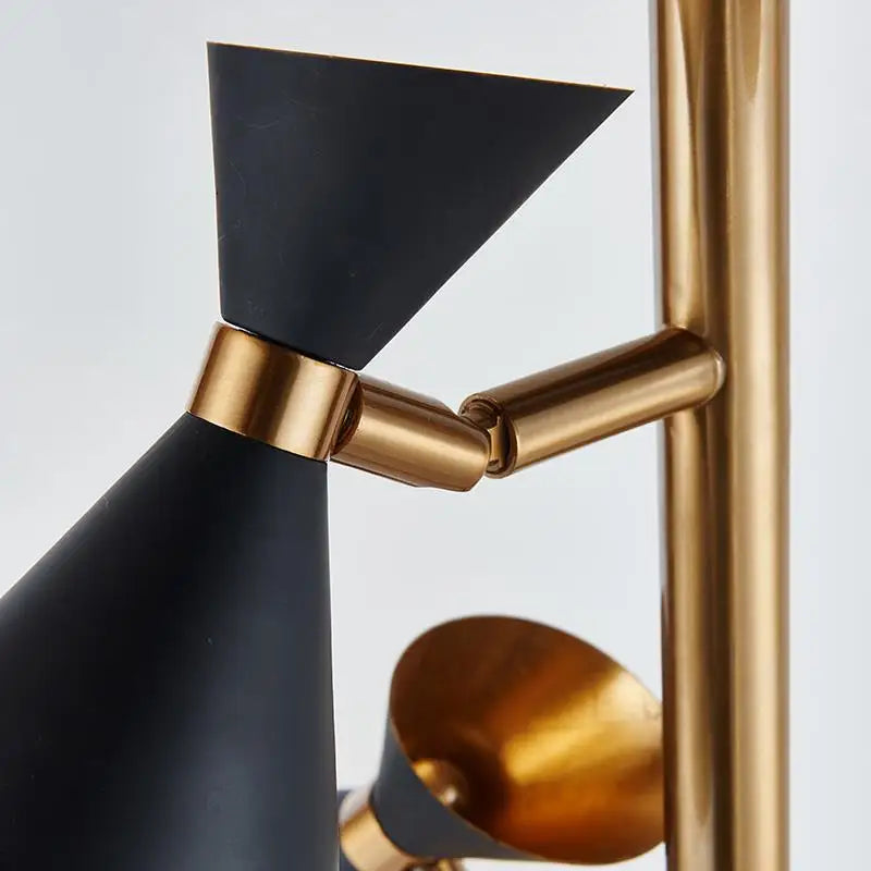 lampadaire postmodern minimaliste en fer pour coin vestiaire